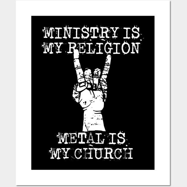 ministry my religion Wall Art by Grandpa Zeus Art